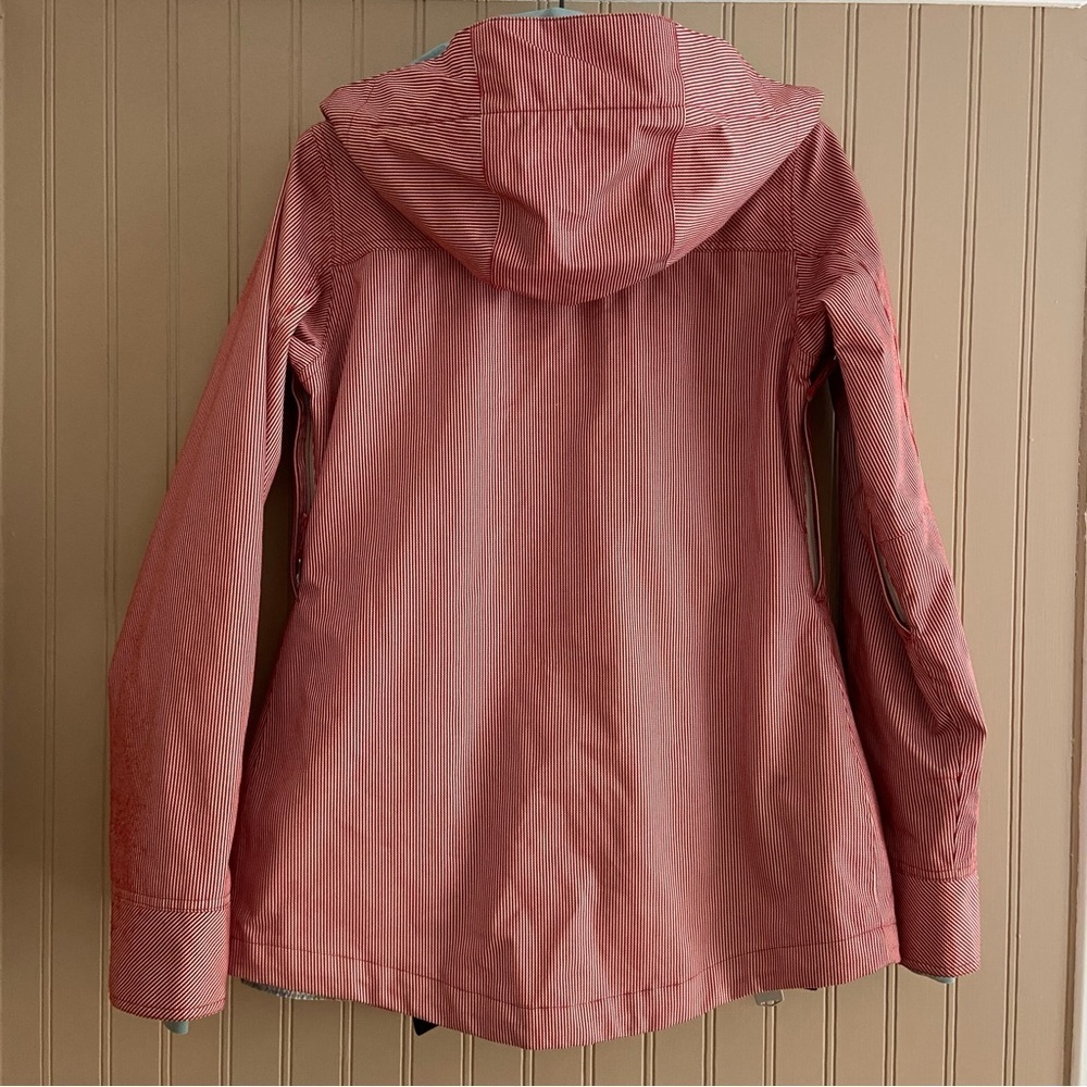 Nike 6.0 Red & White Striped Snowboard Winter Jacket Women’s Size Small - Picture 8 of 10